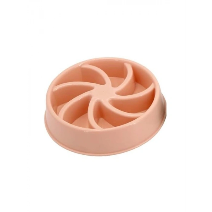 Yavaş Yeme Mama Kabı 18 cm - Mavi Renkli