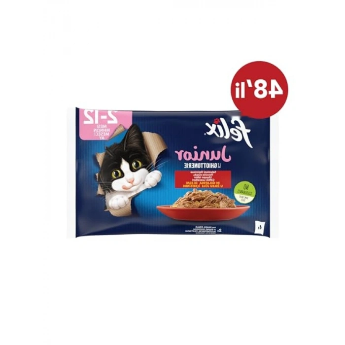 Yavru Kedi Beslenme Seti (12 Paket x 4 = 85gr)