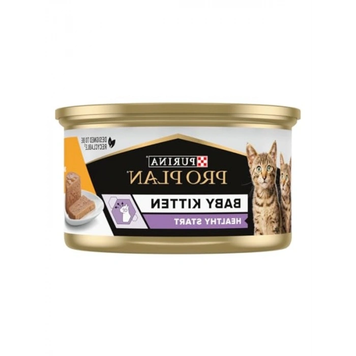 Yavru Kedi İçin Tavuklu Mama 24 Paket 85 Gram
