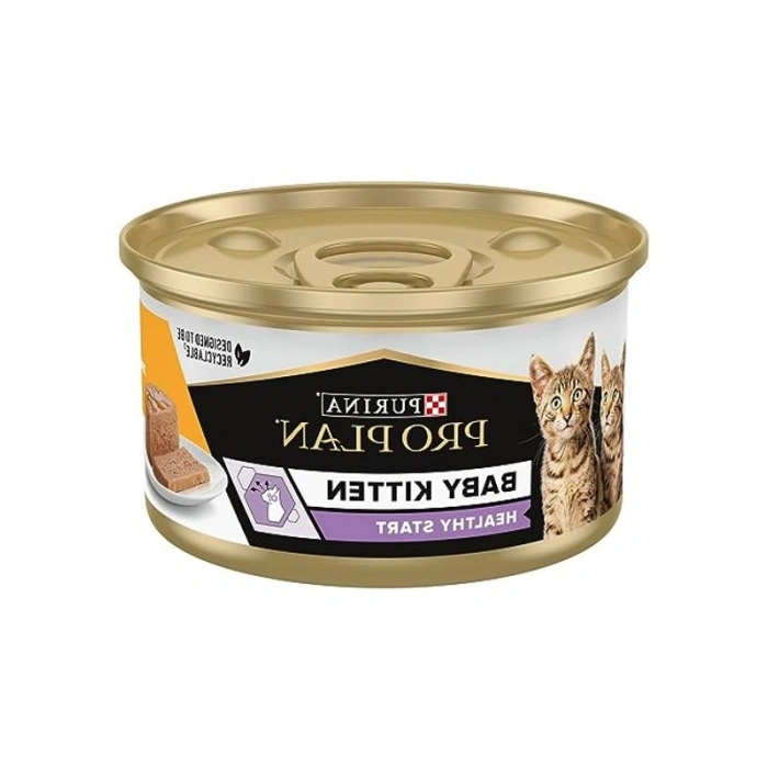 Yavru Kedi İçin Tavuklu Mama 24 Paket 85 Gram