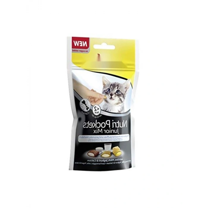 Yavru Kedi Ödül Maması - Nutripockets Mix 60 gr