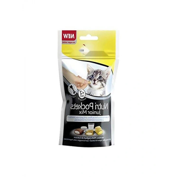 Yavru Kedi Ödül Maması - Nutripockets Mix 60 gr