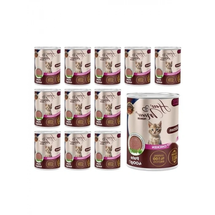 Yavru Kedi Tavuklu Pate, 400 Gr x 12 Adet