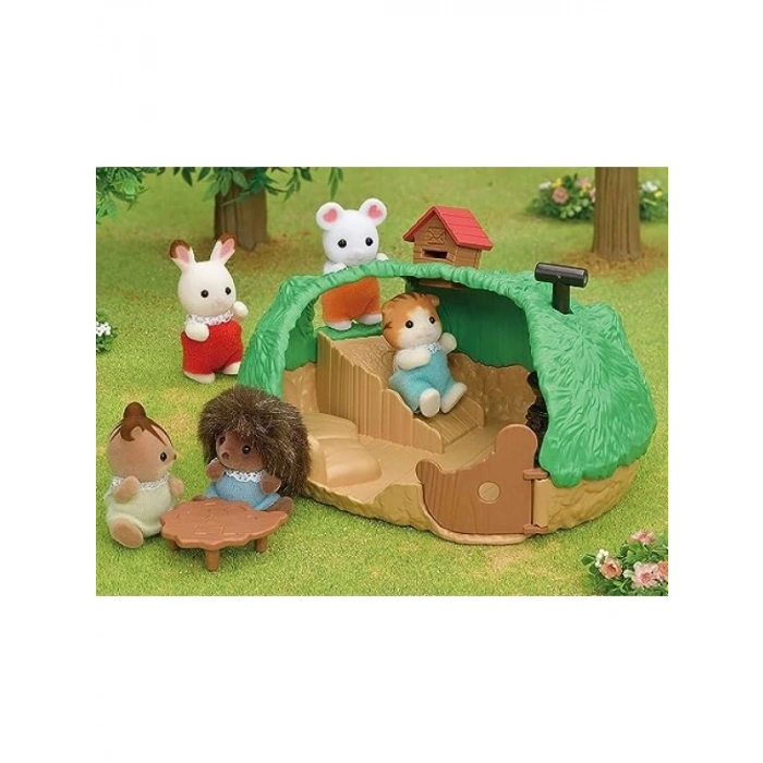 Yavru Kirpi Yuvası - Renkli Figürler ile Oyun Seti (3+)