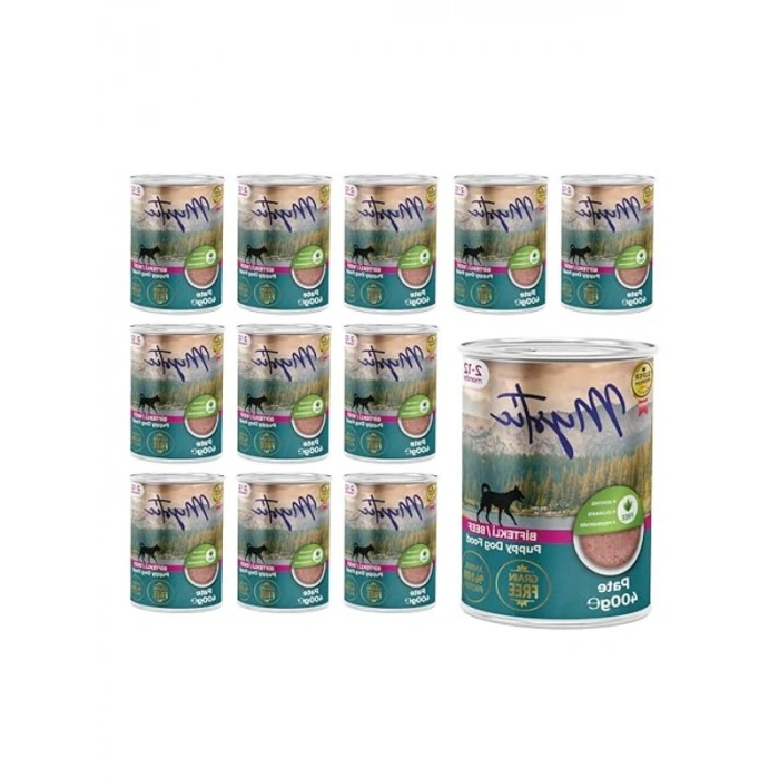 Yavru Köpek Biftekli Pate, 400 Gr x 12 Adet