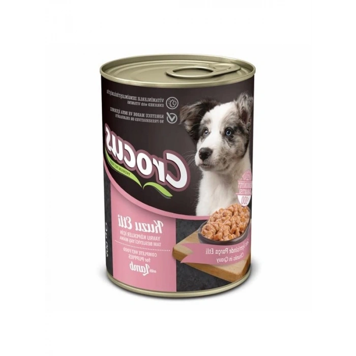 Yavru Köpek Kuzu Etli Yaş Mama, 400G Ağırlığında