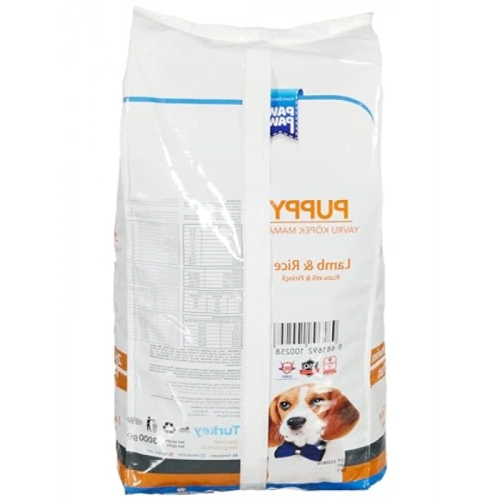 Yavru Köpek Maması - Kuzulu, 3 Kg