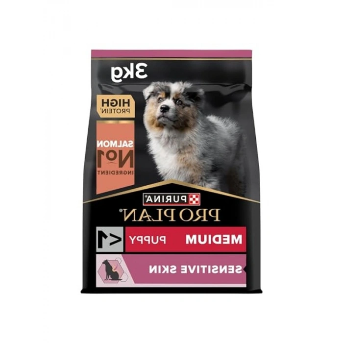 Yavru Köpekler İçin Somonlu Tam Kuru Mama, 3 kg