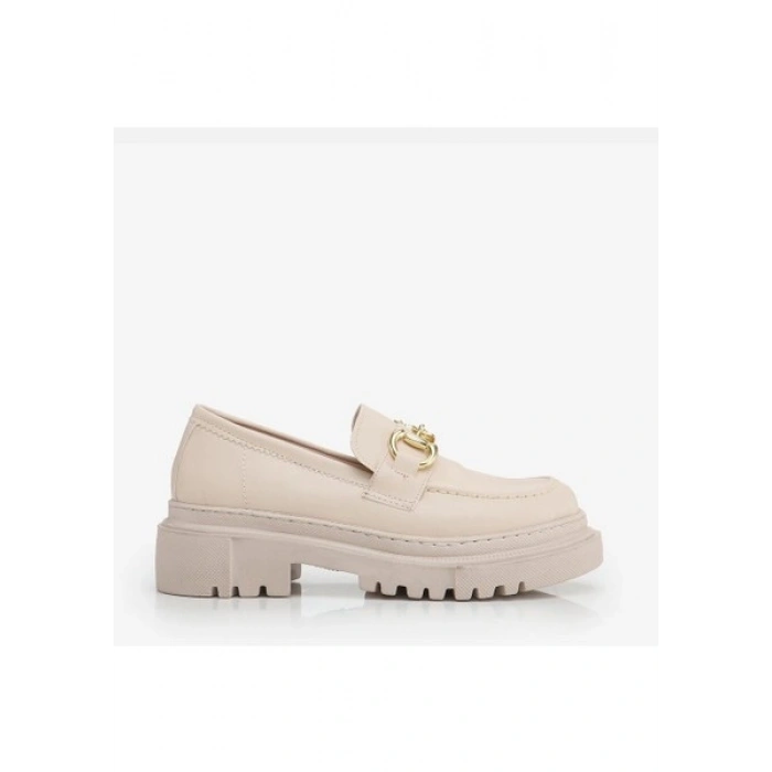 Yaya By Hotiç 01AYY276560A310 Bej Kadın Loafer