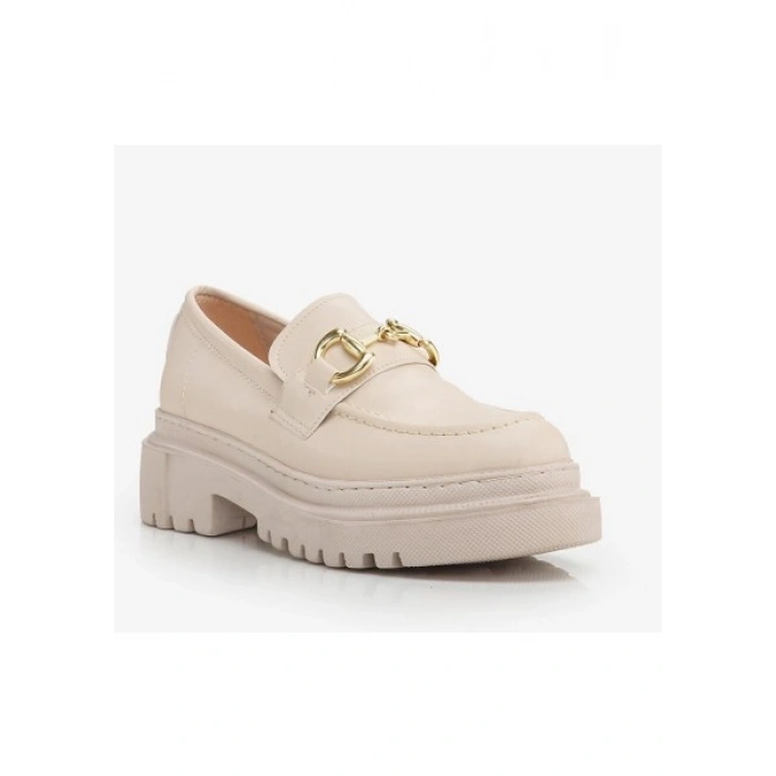 Yaya By Hotiç 01AYY276560A310 Bej Kadın Loafer
