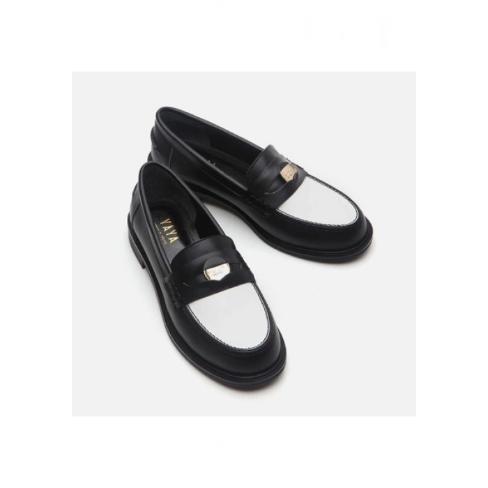 Yaya By Hotiç 01AYY287500A100 SIYAH Kadın Loafer