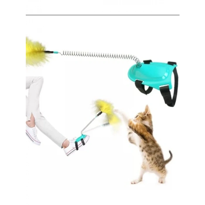 Yaylı Kedi Ayak Oyunu Oltası, 1 Adet