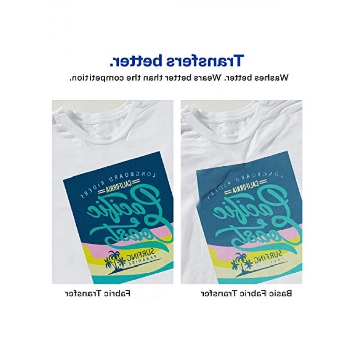 Yazdırılabilir Isı Transfer Kağıdı - 8.5x11, 5 Yaprak