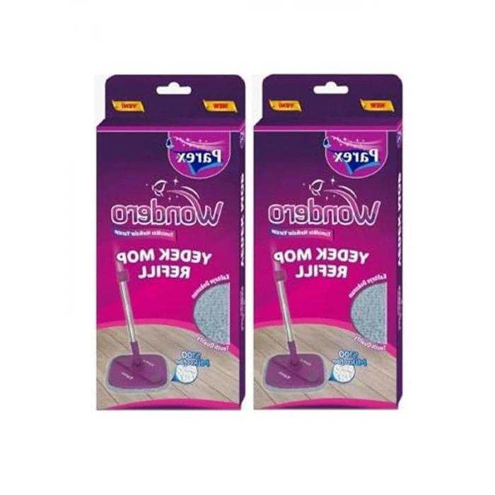 Yedek Paspas Mop Seti, 2 Adet ile Temizlikte Pratik Çözüm