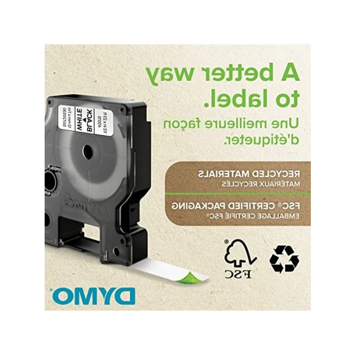 Yedek Şerit - 12 mm x 7 mt, Sarı/Siyah