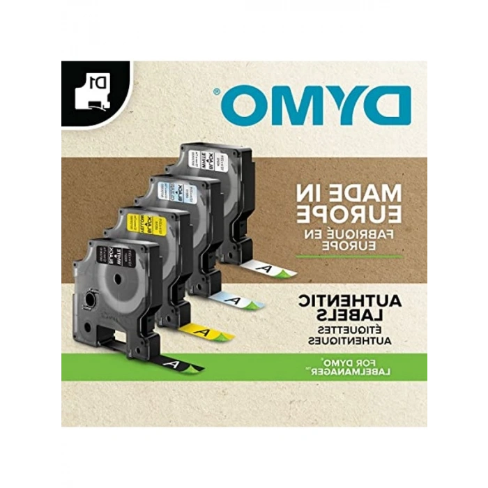 Yedek Şerit - 12 mm x 7 mt, Sarı/Siyah