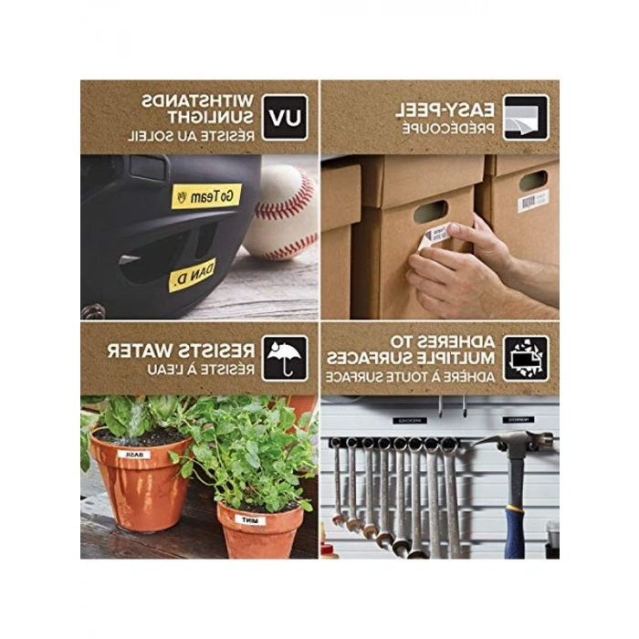 Yedek Şerit, 19 mm x 7 mt, Kırmızı/Siyah