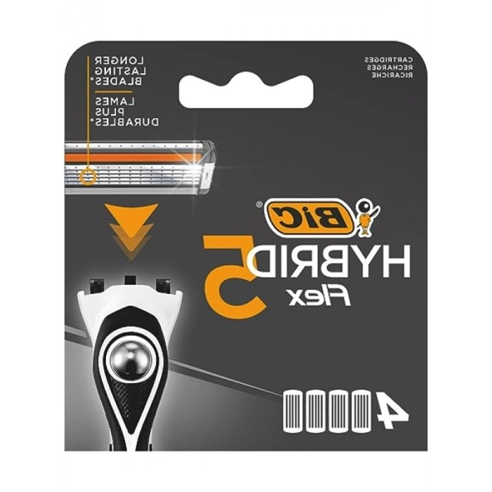 Yedek Tıraş Bıçağı Kartuşu, 4lü Set, 5 Bıçaklı
