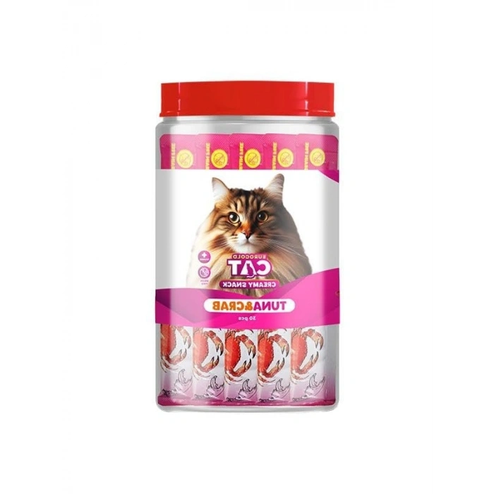 Yengeç Aromalı Sıvı Kedi Ödülü, 30 x 15 gr