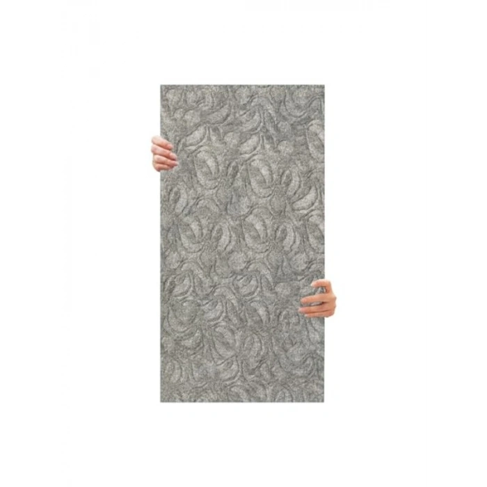 Yeni Nesil Kendinden Yapışkanlı Duvar Kağıdı - 52x98 cm, Açık Gri