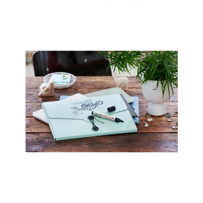 Yeniden Doldurulabilir Permanent Markör Seti - 4lü Renkli