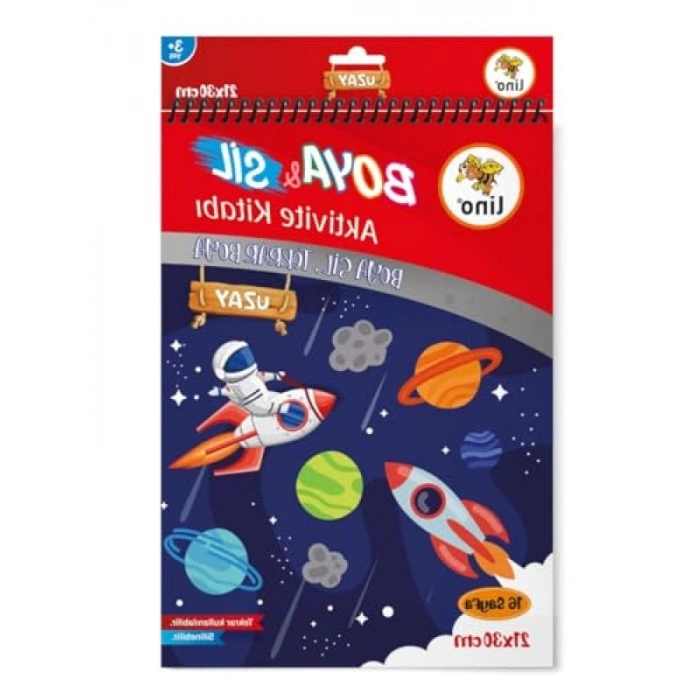 Yeniden Kullanılabilir Boya Sil Aktivite Kitabı