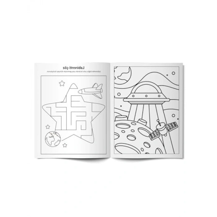 Yeniden Kullanılabilir Boya Sil Aktivite Kitabı