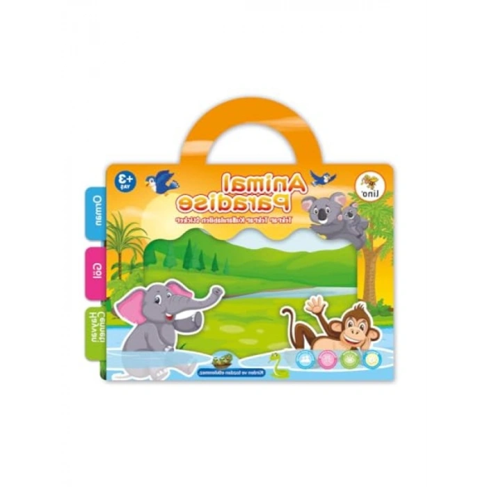 Yeniden Kullanılabilir Hayvan Temalı Sticker Seti