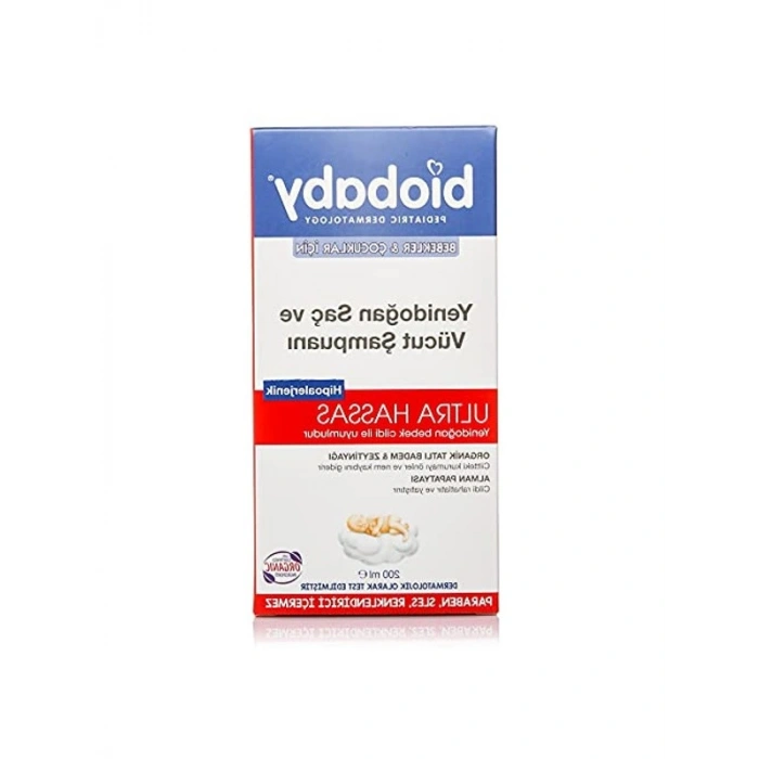 Yenidoğan Saç ve Vücut Şampuanı, 200 ml, Hassas Formül