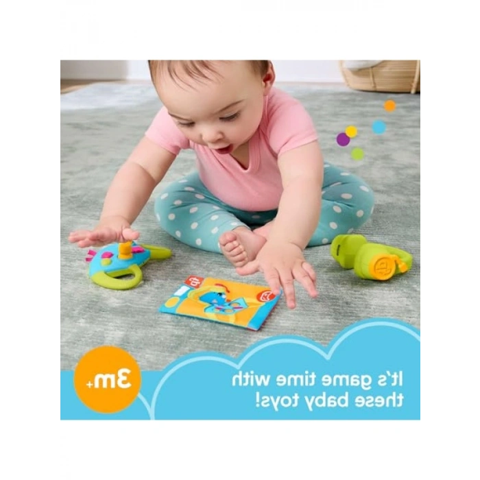 Yenidoğanlar İçin 3lü Minik Oyuncu Hediye Seti