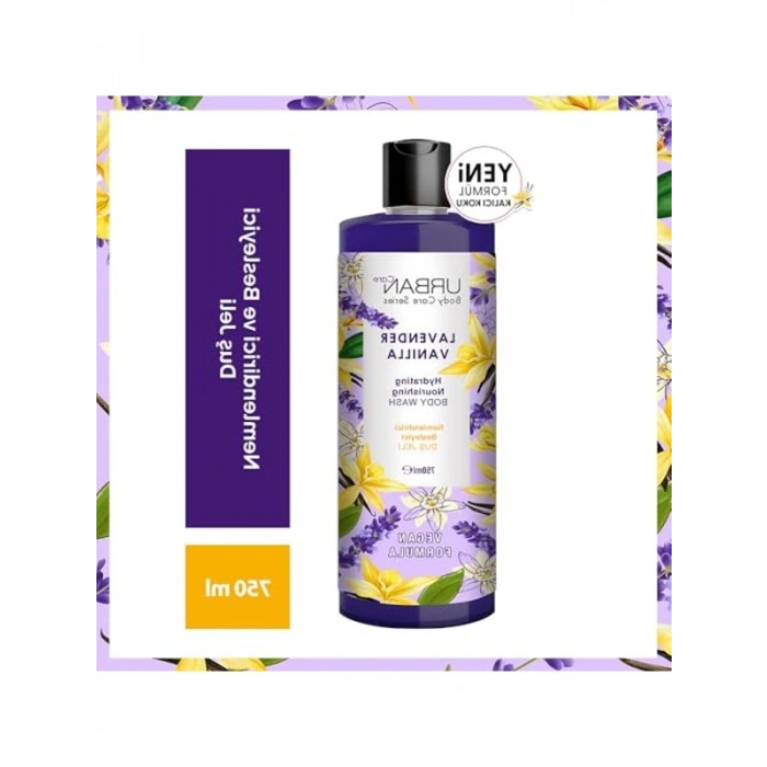 Yenileyici Duş Jeli, 750 ml, Lavanta ve Vanilya Aroması