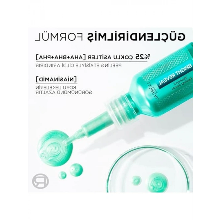 Yenileyici Peeling Serum, Koyu Lekelere Karşı %25 AHA İçerikli
