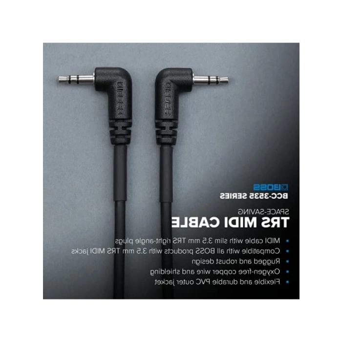 Yer Tasarrufu Sağlayan 3,5 mm TRS-MIDI Kablosu, 30 cm