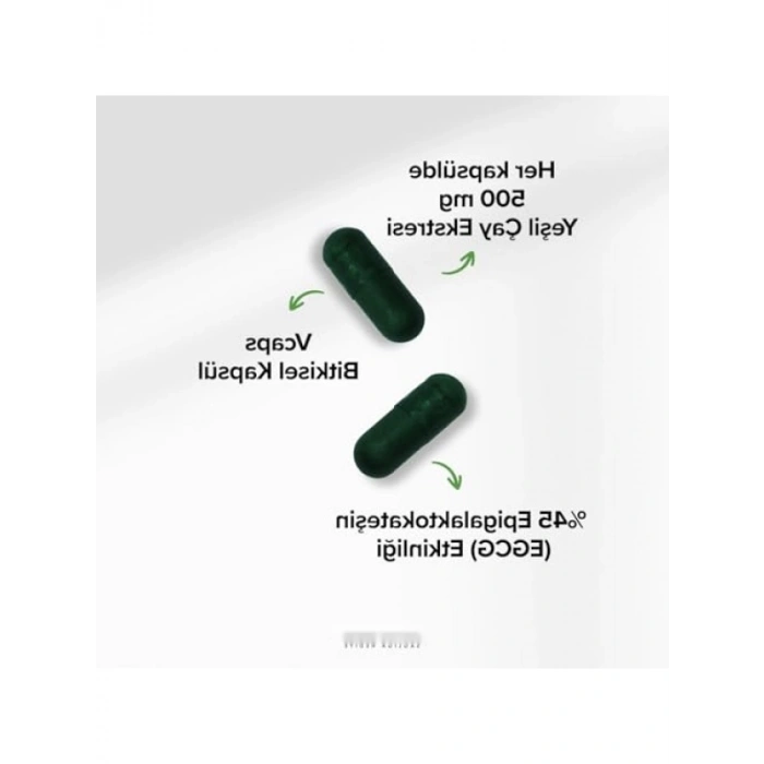 Yeşil Çay Ekstresi İçeren 500 Mg Kapsül - 60 Adet