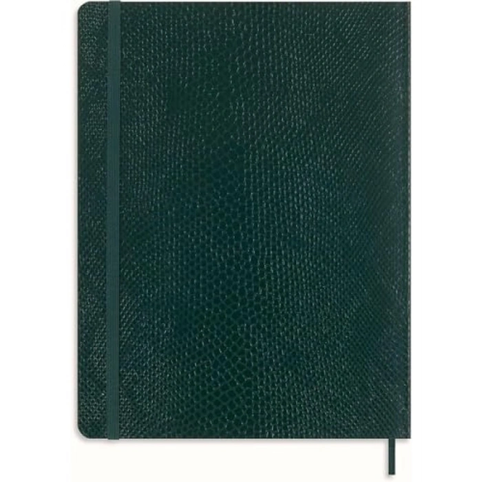 Yeşil Çizgili XL Boy Defter - Kutulu