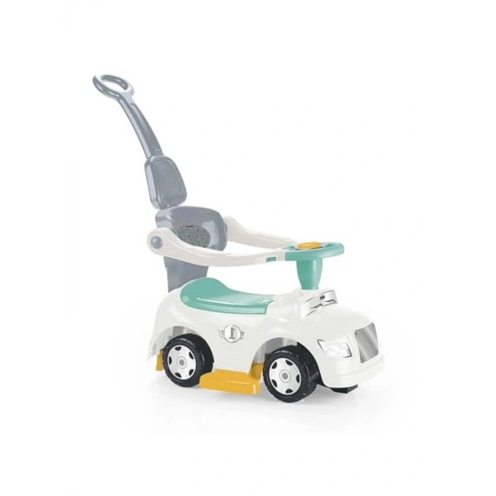 Yeşil Dolu Step Araba, 3 in 1 Eğlenceli Oyun Aracı
