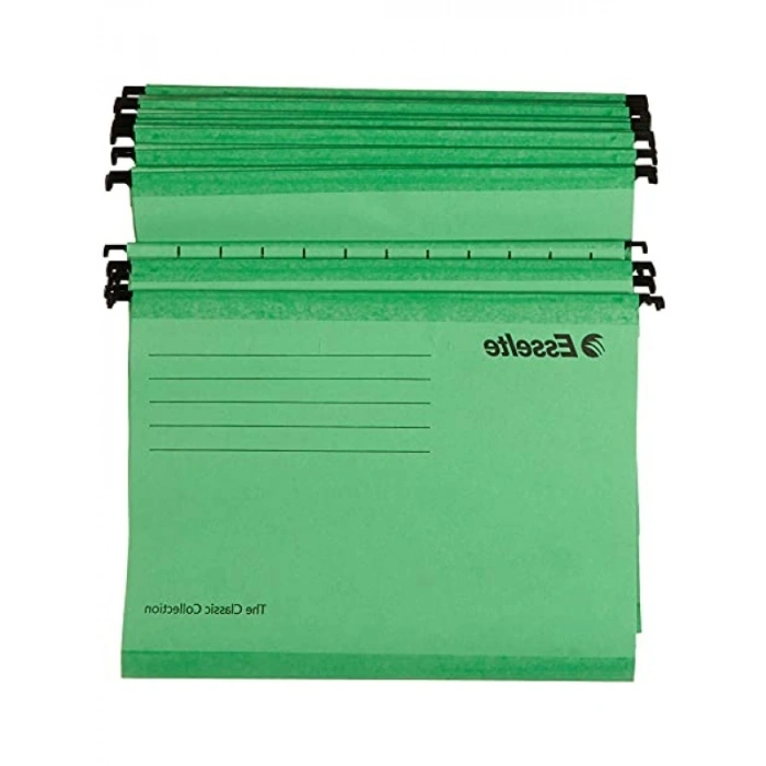 Yeşil Klasik Askılı Dosya, A4 Boyut