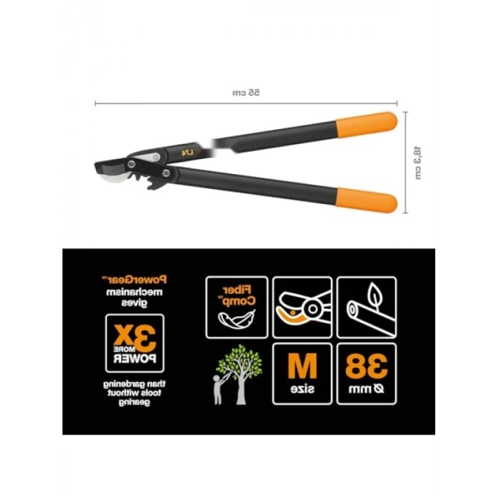 Yeşil Odun için Baypas Bıçaklı Budama Makası, 55 cm