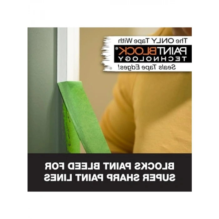 Yeşil Orta Yapışma Boyacı Bandı - 4 Rulo