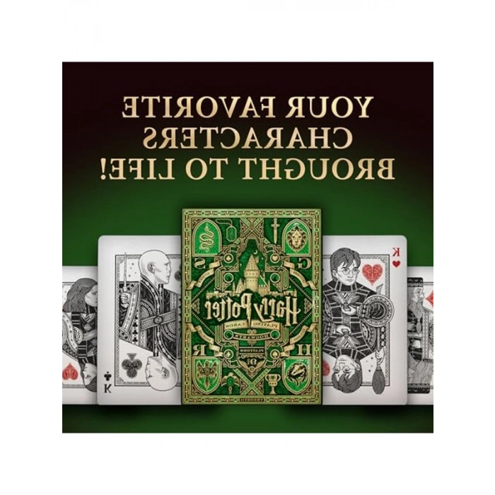 Yeşil Renkli Harry Potter Güverte Kartları