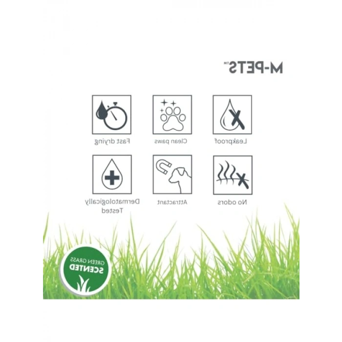 Yeşil Renkli Köpek Çiş Eğitim Pedi, 90x60 cm, 30lu