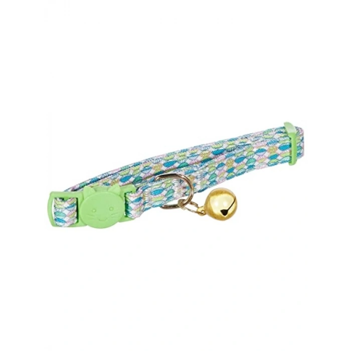 Yeşil Tokalı Kedi Boyun Tasması