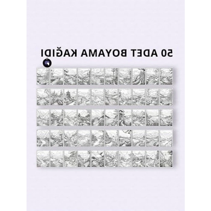 Yetişkin Boyama Kitabı, Doğa Temalı Mandala Çizimler ile Rahatlatır