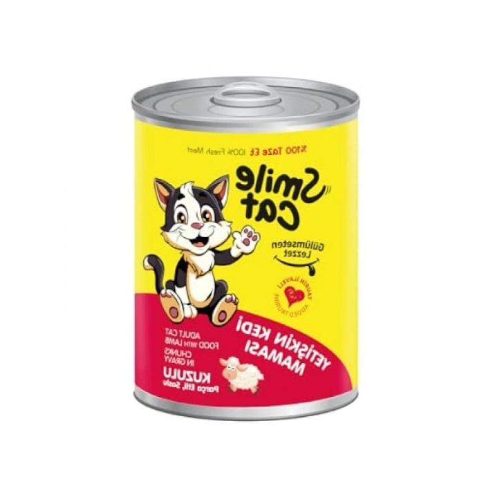 Yetişkin Kedi Kuzulu Konserve Mama 400 g