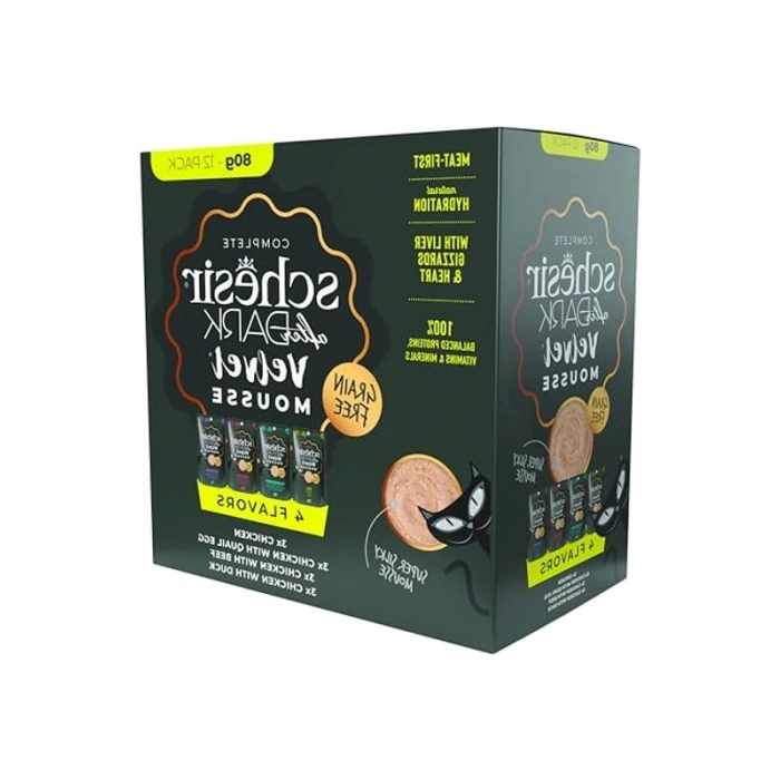 Yetişkin kedi pouch çeşit paketi, tavuk & bıldırcın, 12x80g