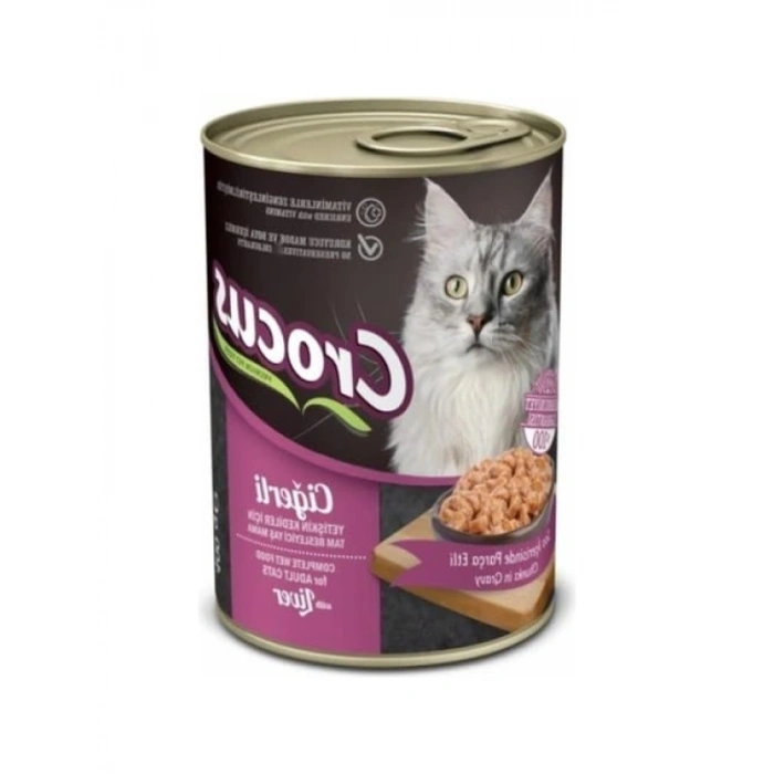 Yetişkin Kediler İçin Ciğerli Yaş Mama - 400g