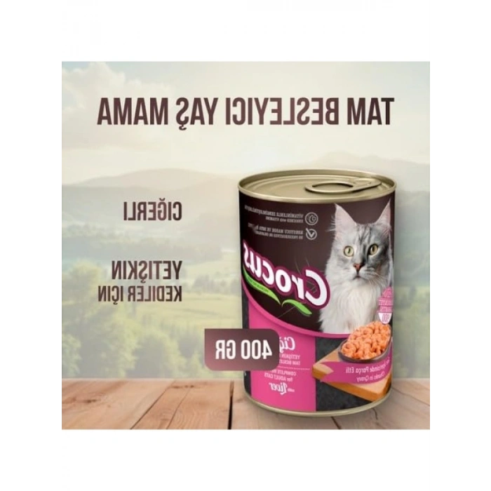 Yetişkin Kediler İçin Ciğerli Yaş Mama - 400g