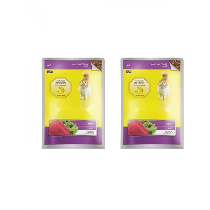 Yetişkin Kediler İçin Jöle İçerisinde Ton Balıklı Konserve, 80 Gr 2li Paket