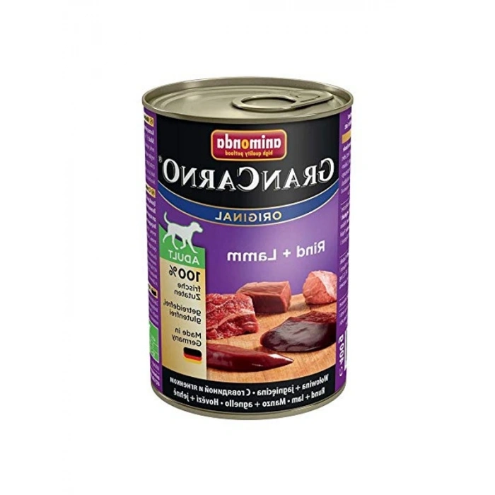 Yetişkin köpek konservesi, 400 gr, sığır ve kuzu etli