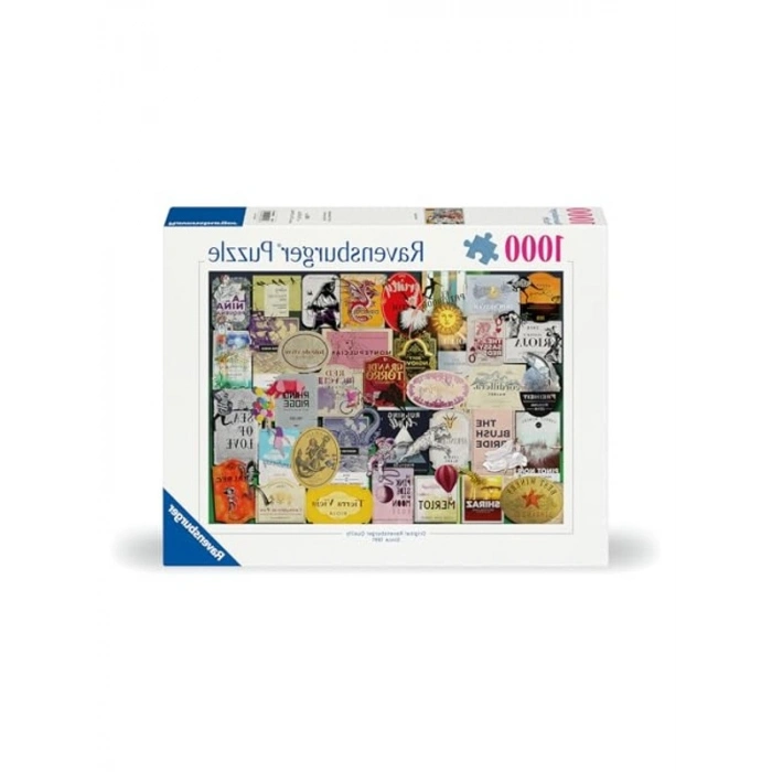 Yetişkinler İçin 1000 Parça Puzzle Etiket Seti - Eğlenceli Aktivite